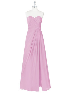 Azazie Arabella Allure Final Sale Candy Pink A-Line Sweetheart Neckline Chiffon Convertible Dress image8