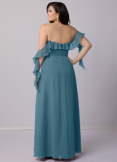 Barbie ♥ Azazie Bridesmaid Dresses Bermuda A-Line Off the Shoulder Chiffon Convertible Dress image12
