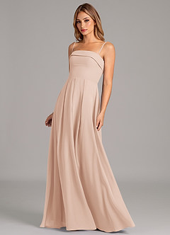 Azazie Lucienne Bridesmaid Dresses English Rose A-Line Strapless Chiffon Convertible Dress image6