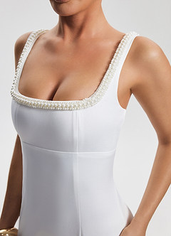 Aure White Maxi Dress image2