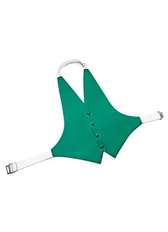 front Boy's Matte Satin Vest