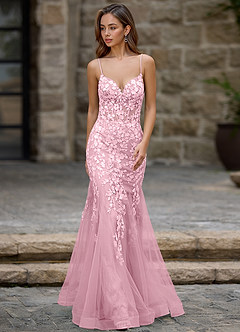 Dentelle Roze Zeemeermin galajurk image5