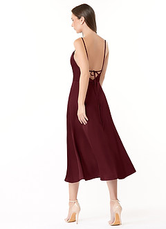 Azazie Ceci Stretch Satin Dress Final Sale  image4