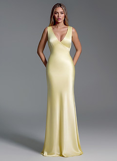 Vestido Sorbete De Limón Largo Rosamund image4