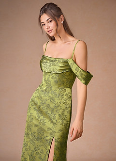Vestido Verde Militar Armada Largo Romilly image4