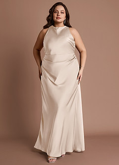 Abito Lungo Crema Evadne image15