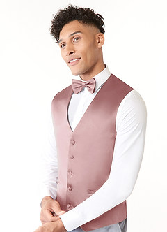 front Matte Satin Vest