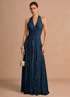 Sylvie Navy Maxi Dress image5