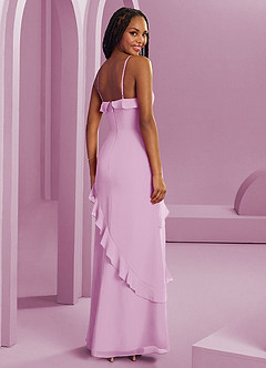 Barbie ♥ Azazie Abiti da Damigella Abito Tubino in Chiffon Rosa Confetto image8