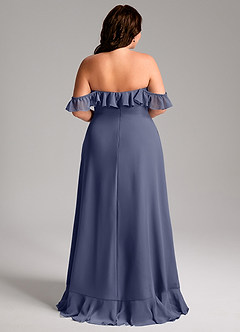 Azazie Lyra Bridesmaid Dresses Stormy A-Line Chiffon Convertible Dress image12