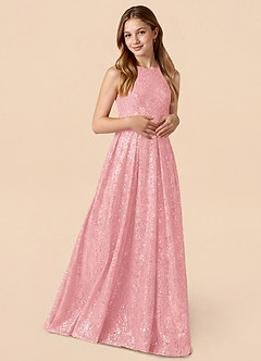 front Azazie Maisie Junior Formal Dress