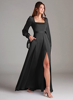 Leonia Black Maxi Dress image4