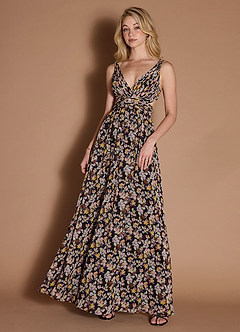 Aspen Black Multi Maxi Dress image5