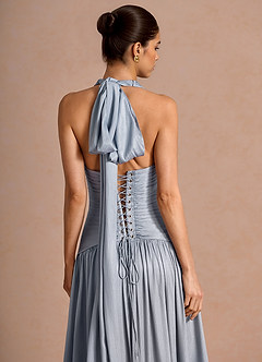 Robe Longue Brouillard Bleu Hecate image7