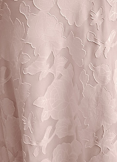 Azazie Emerson Brudtärnklänningar Klä av Sjöjungfru i Blommig Utbrändhet Av axeln Rodnande Rosa image3