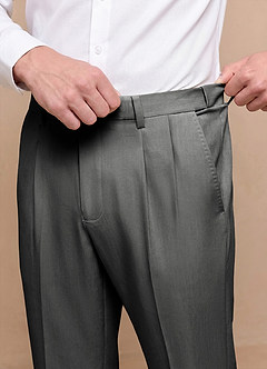 front Owen Carbón Pantalones de vestir ligeros y a medida