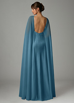 Azazie Stefania Vestidos de damas de honor Vestido de Bermudas de Satén Elástico de Corte en A image4