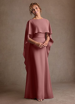 Azazie Marilla Suknie dla Matki Panny Młodej Linia A Pofałdowany Szyfon Długość podłogi Sukienka image6