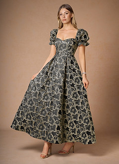 Amy 검은색 맥시 드레스 image5