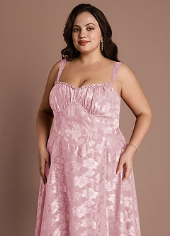 Vestido Rosa Empolvado Midi Sylvie image12