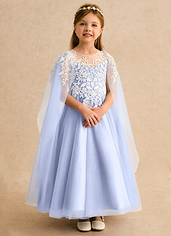 Azazie Dandelion Robe Demoiselle D'honneur Fillette Robe Princesse en Dentelle Eis image7