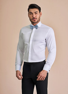 front Richard White Tuxedo Shirt