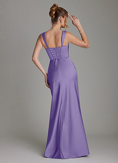 Azazie Agustina Bridesmaid Dresses Tahiti Mermaid Corset Stretch Satin Dress image2
