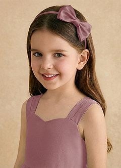 front Girls Satin Headband