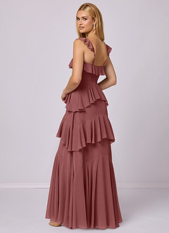Barbie ♥ Azazie Bridesmaid Dresses Amethyst A-Line Sweetheart Neckline Chiffon Dress image2