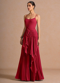 Bashira Cherry Red Maxi Dress image4