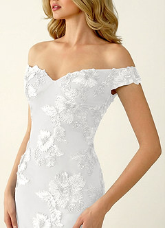 Lowlala White Lace Prom Dress image5