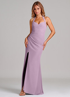 Azazie Emeria Suknie dla druhen Syrena Dekolt w kształcie serca Szyfon Do ziemi Sukienka image1