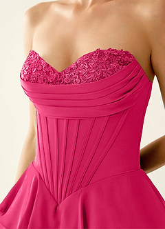 Cekago Rosette Tiered Ruffle Mini Dress image6