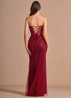 Acacia Wine Maxi Dress image3
