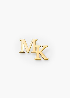 front Niestandardowa metalowa przypinka do klapy z monogramem
