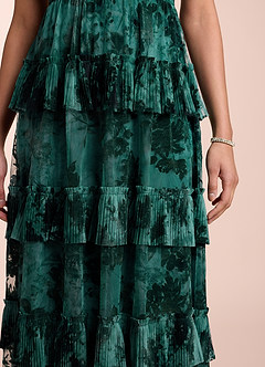 Cammy Teal Ruffle Maxi Dress image7