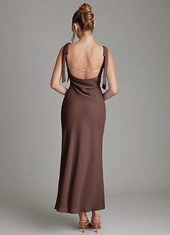 Azazie Luddie Bridesmaid Dresses Ganache Mermaid Bow Chiffon Dress image5