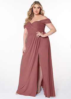 Azazie Millie Final Sale Agave A-Line Sweetheart Neckline Chiffon Convertible Dress image11