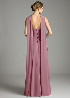 Azazie Ayla Bridesmaid Dresses Vintage Mauve A-Line Sweetheart Neckline Chiffon Dress image11