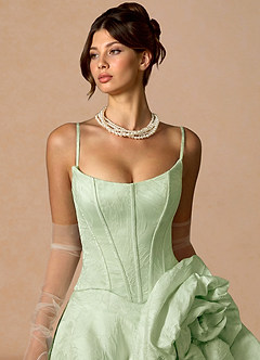 Fioriel Light Green Two-piece set image6