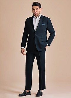 front James Marineblau Anzug