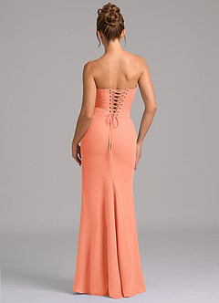 Azazie Sorrel Suknie dla druhen Syrena Gorset Szyfon Do ziemi Sukienka image2