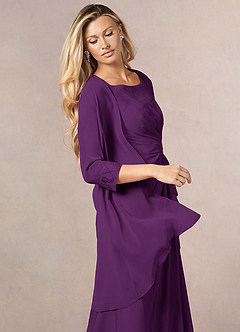 front Azazie Maura Chiffon Wrap