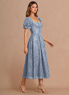 Lanthe Powder Blue Midi Dress image4