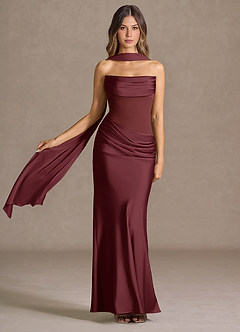 Vestido Vino Largo Leonore image3