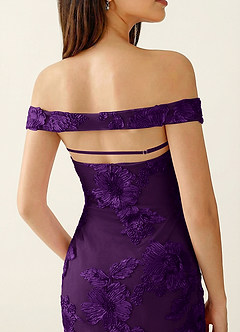 Lowlala Plum Lace Prom Dress image6