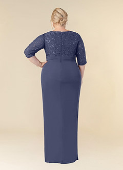 Azazie Macie Mother of the Bride Dresses Stormy Sheath Scoop Sequins Lace Dress image8