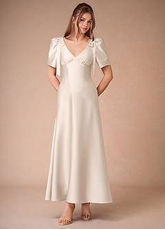 Rosaline Cream Maxi Dress image3
