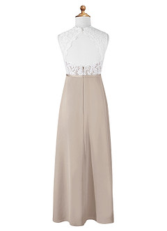 Azazie Rana Junior Frost A-Line Lace Chiffon Dress image6