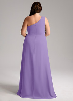 Azazie Brooke Jurken voor bruidsmeisjes Jurk van Chiffon met A-Lijn One-Shoulder Tahiti image9